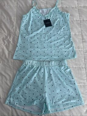 NWT Polka Dot Cami & Short Sleep Set in mint